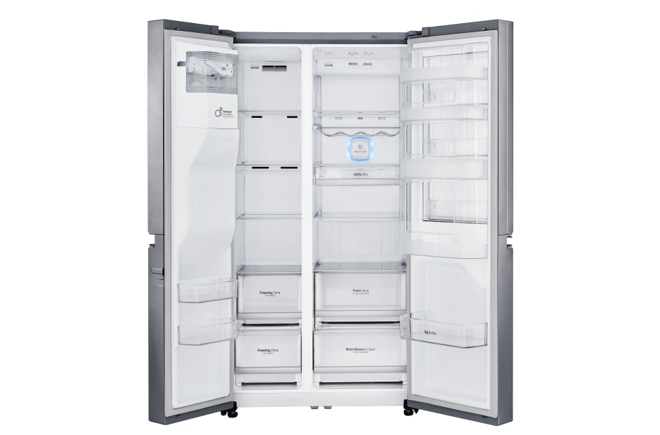 LG 625L No-Frost Side-by-Side šaldytuvas, plotis 91,2cm, aukščio 179cm , GSJ960PZBZ, thumbnail 4