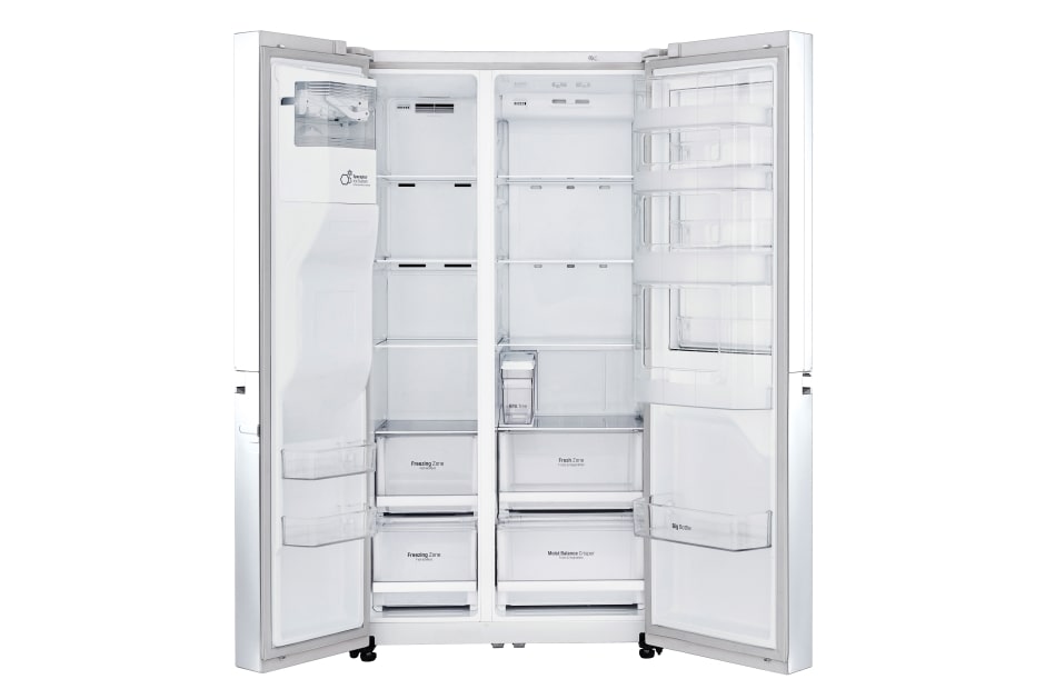 LG 625L No-Frost Side-by-Side šaldytuvas, plotis 91,2cm, aukščio 179cm , GSJ761SWXZ, thumbnail 3