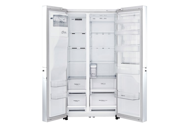 LG 625L No-Frost Side-by-Side šaldytuvas, plotis 91,2cm, aukščio 179cm , GSJ761SWXZ, thumbnail 3