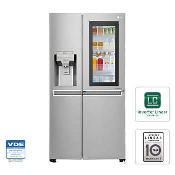 625L No-Frost Side-by-Side InstaView Door-in-Door™ šaldytuvas, plotis 91,2cm, aukščio 179cm 1