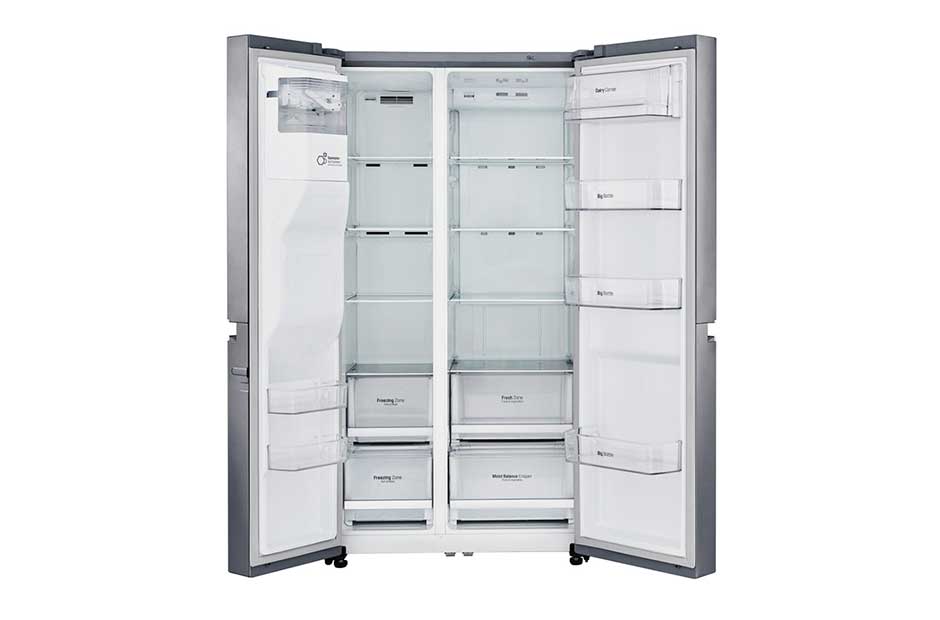 LG 625L No-Frost Side-by-Side šaldytuvas, plotis 91,2cm, aukščio 179cm , GSL760PZXV, thumbnail 2