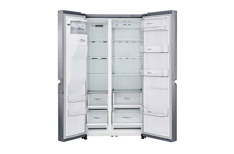 LG 625L No-Frost Side-by-Side šaldytuvas, plotis 91,2cm, aukščio 179cm , GSL760PZXV, thumbnail 2