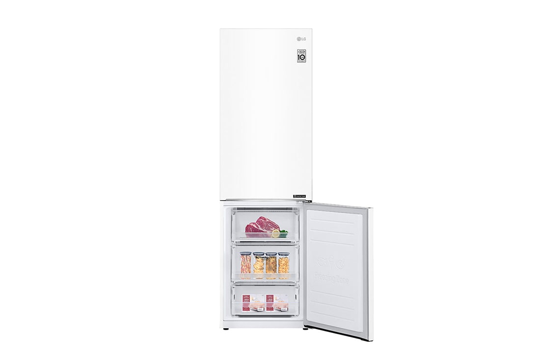 LG GBB6 serijos 341L pilnai bešerkšnis šaldytuvas, aukštis 186cm, Total No Frost, GBB61SWJZN, thumbnail 5