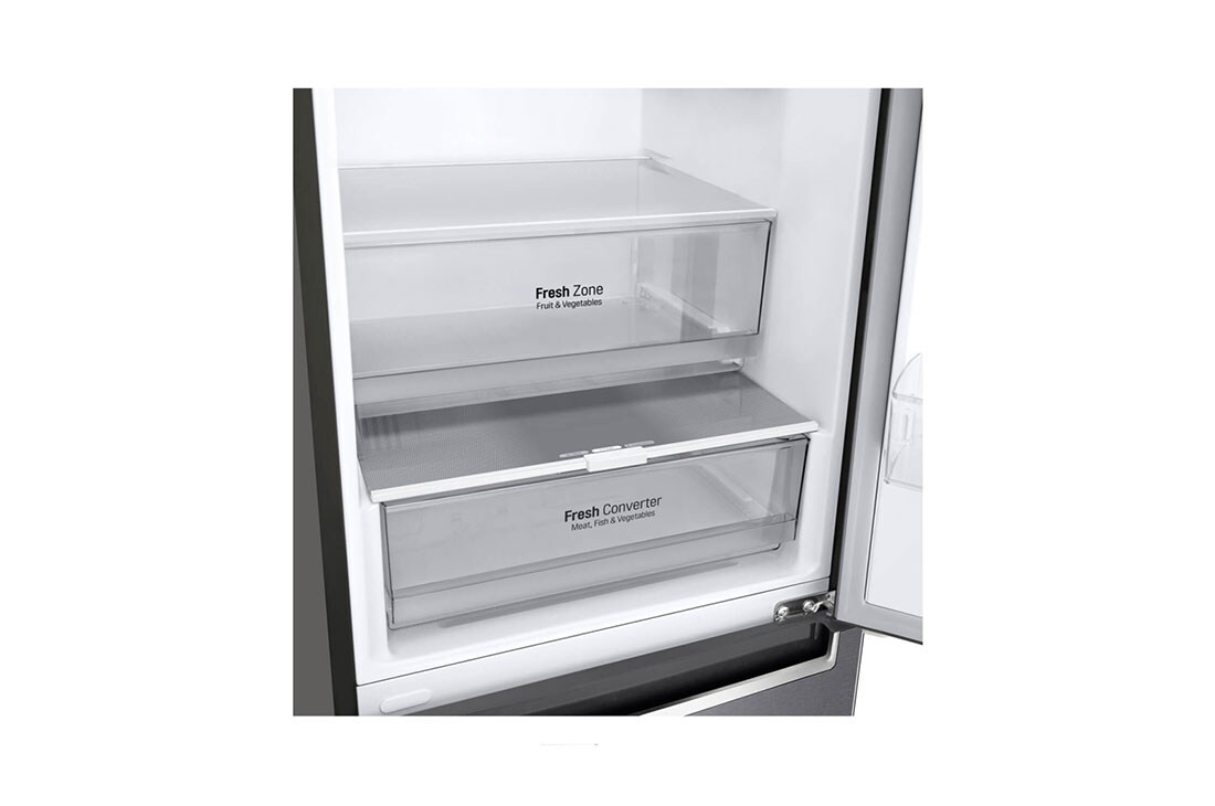 LG GBP6 serijos 384L pilnai bešerkšnis šaldytuvas, aukštis 203cm, Total No Frost, GBP62DSNFN, thumbnail 7