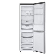 LG Šaldytuvas su šaldikliu apačioje |1.86m | 341L | Pilka | E klasė | DoorCooling | Total No Frost |GBB71PZDMN, E klasės šaldytuvas, GBB71PZDMN, thumbnail 11
