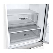 LG Šaldytuvas su šaldikliu apačioje |1.86 m | 341L | Baltas | E klasė | DoorCooling | Total No Frost |GBB61SWJMN, E klasės šaldytuvas, GBB61SWJMN, thumbnail 8