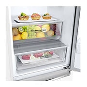 LG Šaldytuvas su šaldikliu apačioje |1.86 m | 341L | Baltas | E klasė | DoorCooling | Total No Frost |GBB61SWJMN, E klasės šaldytuvas, GBB61SWJMN, thumbnail 9
