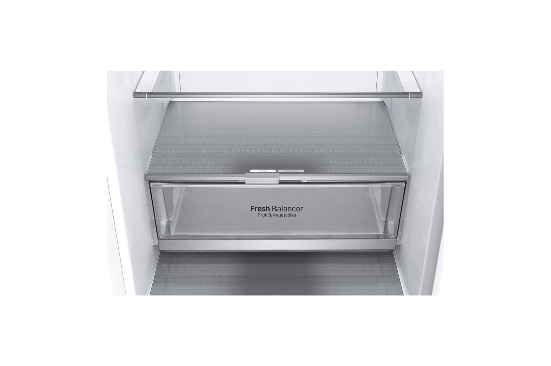 LG Šaldytuvas su šaldikliu apačioje |2.03m | 384L | Baltas | E klasė | DoorCooling | Total No Frost |GBB72SWDMN, GBB72SWDMN, thumbnail 11