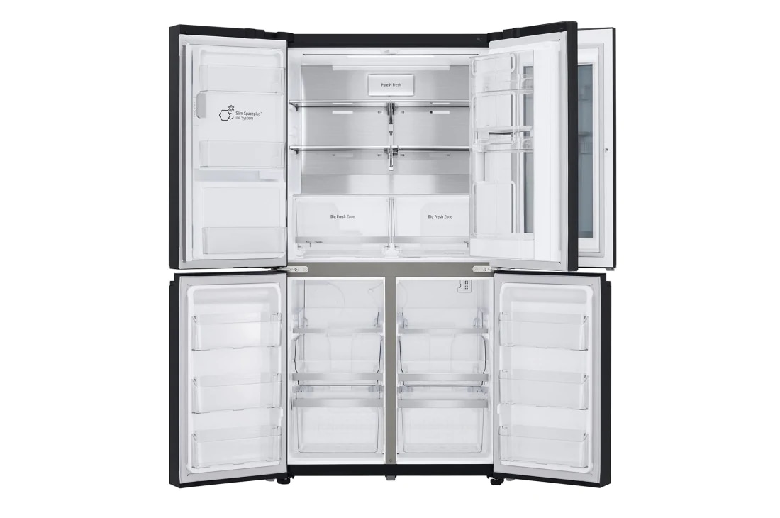 LG daugiaduris šaldytuvas | InstaView™ Door-in-Door | 563L | aukščio 1.79m | plotis 91.3cm | Juoda|F klasė | WiFi | DoorCooling | Total No Frost | GMX945MC9F, GMX945MC9F, GMX945MC9F, thumbnail 10