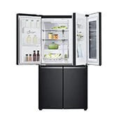 LG daugiaduris šaldytuvas | InstaView™ Door-in-Door | 563L | aukščio 1.79m | plotis 91.3cm | Juoda|F klasė | WiFi | DoorCooling | Total No Frost | GMX945MC9F, GMX945MC9F, GMX945MC9F, thumbnail 5