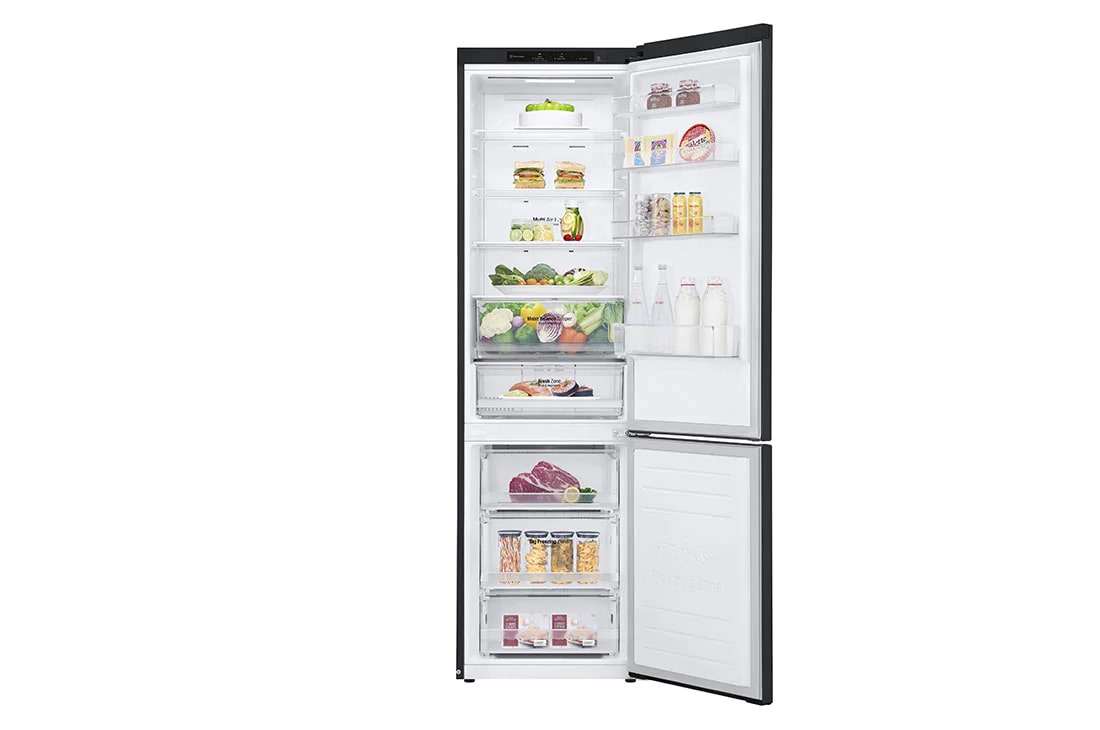 LG GBB6 serijos 384L pilnai bešerkšnis šaldytuvas, aukštis 203cm, Total No Frost, A++ klasės šaldytuvas, GBB62MCJMN, thumbnail 2