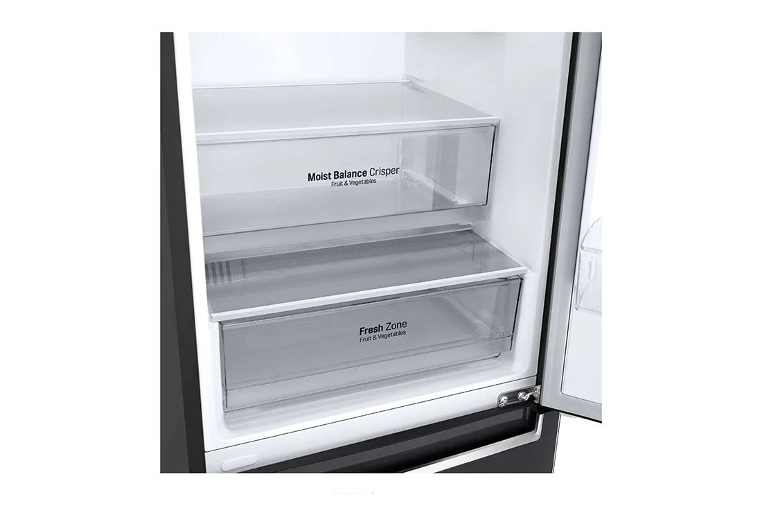 LG GBB6 serijos 384L pilnai bešerkšnis šaldytuvas, aukštis 203cm, Total No Frost, A++ klasės šaldytuvas, GBB62MCJMN, thumbnail 4