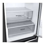 LG GBB6 serijos 384L pilnai bešerkšnis šaldytuvas, aukštis 203cm, Total No Frost, A++ klasės šaldytuvas, GBB62MCJMN, thumbnail 4