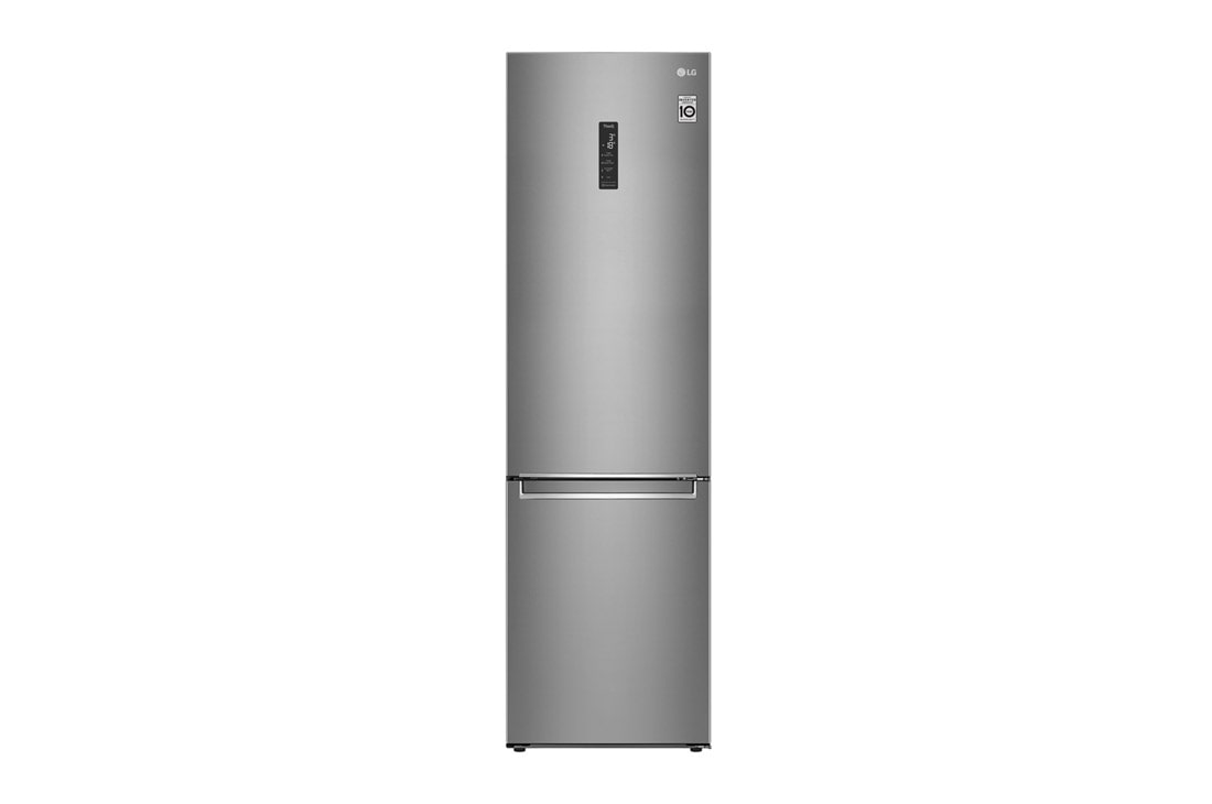 LG GBB7 serijos 384L pilnai bešerkšnis šaldytuvas, aukštis 203cm, Total No Frost, GBB72SAUGN