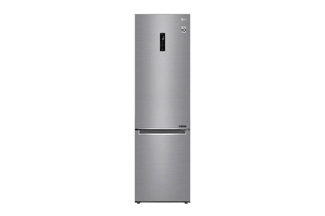 LG GBB6 serijos 384L pilnai bešerkšnis šaldytuvas, aukštis 203cm, Total No Frost, GBB62PZFGN