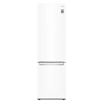 LG Šaldytuvas su šaldikliu apačioje|2.03m | 384L | Baltas | D klasė | DoorCooling | Total No Frost |GBB72SWVGN1