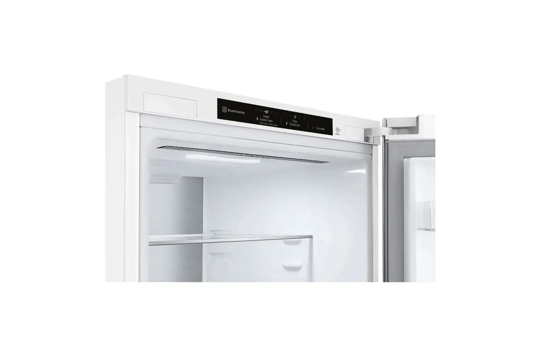 LG Šaldytuvas su šaldikliu apačioje|2.03m | 384L | Baltas | D klasė | DoorCooling | Total No Frost |GBB72SWVGN, GBB72SWVGN, thumbnail 9
