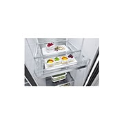 LG dviduris šaldytuvas | InstaView™ Door-in-Door | 635L | aukščio 1.79m | plotis 91.3cm | Pilka| E klasė | WiFi | DoorCooling | Total No Frost | GSXV90MCDE, dozatoriaus vaizdas, GSXV90MCDE, thumbnail 7