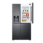 LG dviduris šaldytuvas | InstaView™ Door-in-Door | 635L | aukščio 1.79m | plotis 91.3cm | Pilka| E klasė | WiFi | DoorCooling | Total No Frost | GSXV90MCDE, vaizdas iš kairės pusės, GSXV90MCDE, thumbnail 12