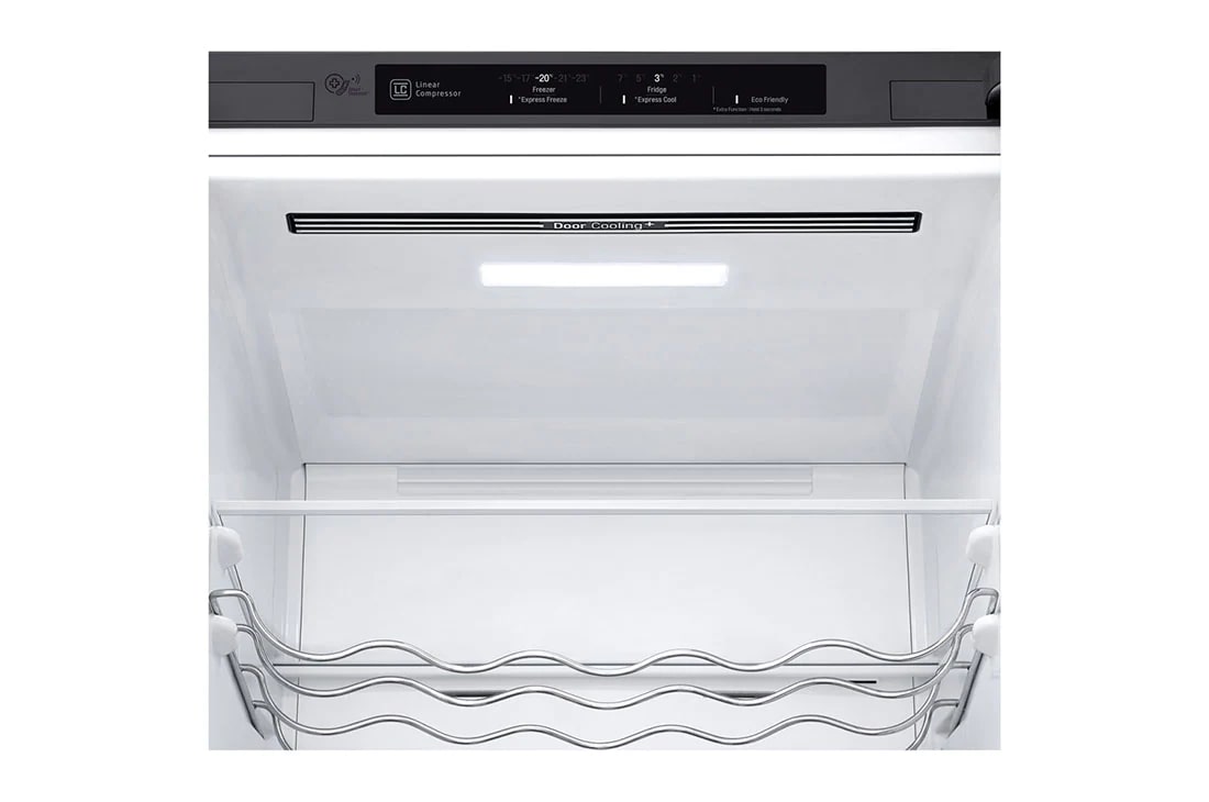 LG GBB6 serijos 384L pilnai bešerkšnis šaldytuvas, aukštis 203cm, Total No Frost, GBB62PZGGN, thumbnail 4
