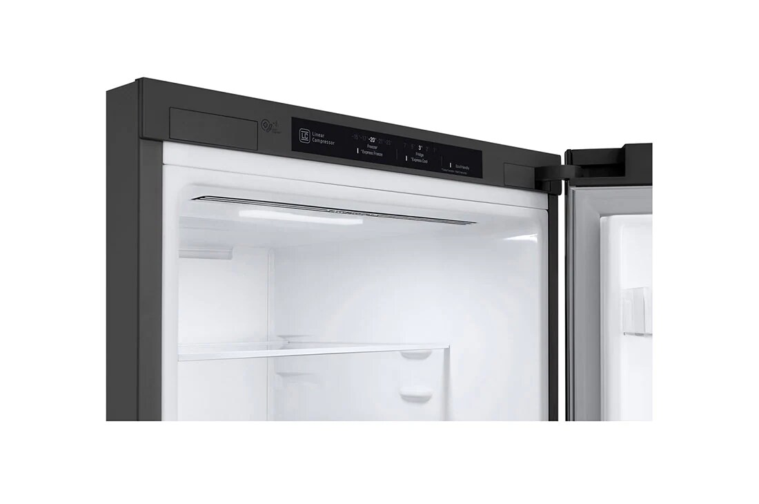 LG GBB6 serijos 384L pilnai bešerkšnis šaldytuvas, aukštis 203cm, Total No Frost, GBB62PZGGN, thumbnail 5