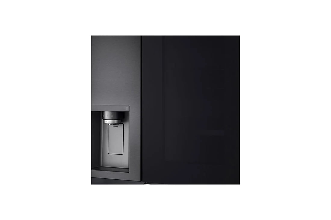 LG dviduris šaldytuvas | InstaView™ Door-in-Door | 635L | aukščio 1.79m | plotis 91.3cm | Pilka| E klasė | WiFi | DoorCooling | Total No Frost | GSXV91MCAE, ledo gaminimo įtaiso vaizdas, GSXV91MCAE, thumbnail 8