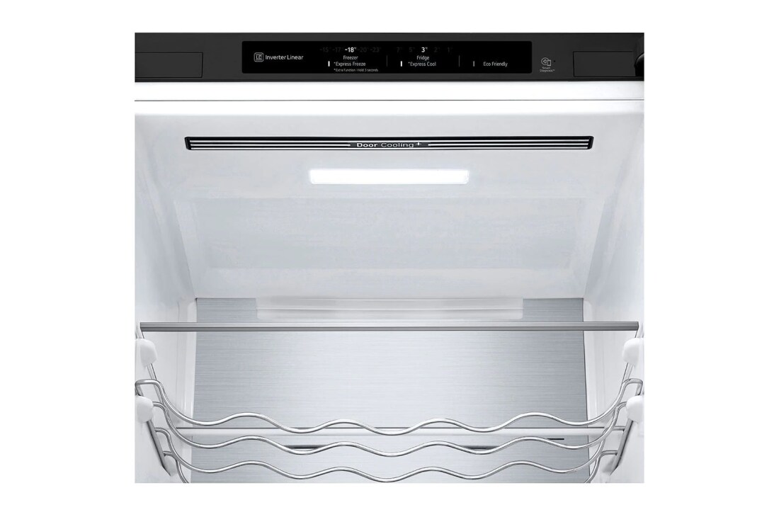 LG Šaldytuvas su šaldikliu apačioje |2.03m | 384L | Pilka | D klasė | DoorCooling | Total No Frost |GBB72MCVGN, GBB72MCVGN, GBB72MCVGN, thumbnail 6