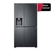 LG 635L No-Frost Side-by-Side šaldytuvas, plotis 91,3cm, aukščio 179cm , vaizdas iš priekio, GSLV90MCAE, thumbnail 1