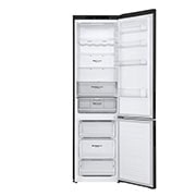 LG Šaldytuvas su šaldikliu apačioje |1.86m | 341L | Juoda | E klasė | DoorCooling | Total No Frost |GBB62BLGGC, GBB62BLGGC, GBB62BLGGC, thumbnail 2