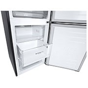 LG Šaldytuvas su šaldikliu apačioje |1.86m | 341L | Juoda | E klasė | DoorCooling | Total No Frost |GBB62BLGGC, GBB62BLGGC, GBB62BLGGC, thumbnail 4