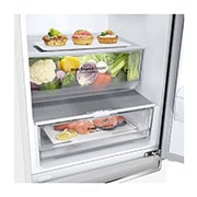LG Šaldytuvas su šaldikliu&nbsp;apačioje |2.03m |&nbsp;384L | Baltas | D klasė | DoorCooling | Total No Frost&nbsp;|GBB62SWGGN, GBB62SWGGN, GBB62SWGGN, thumbnail 6