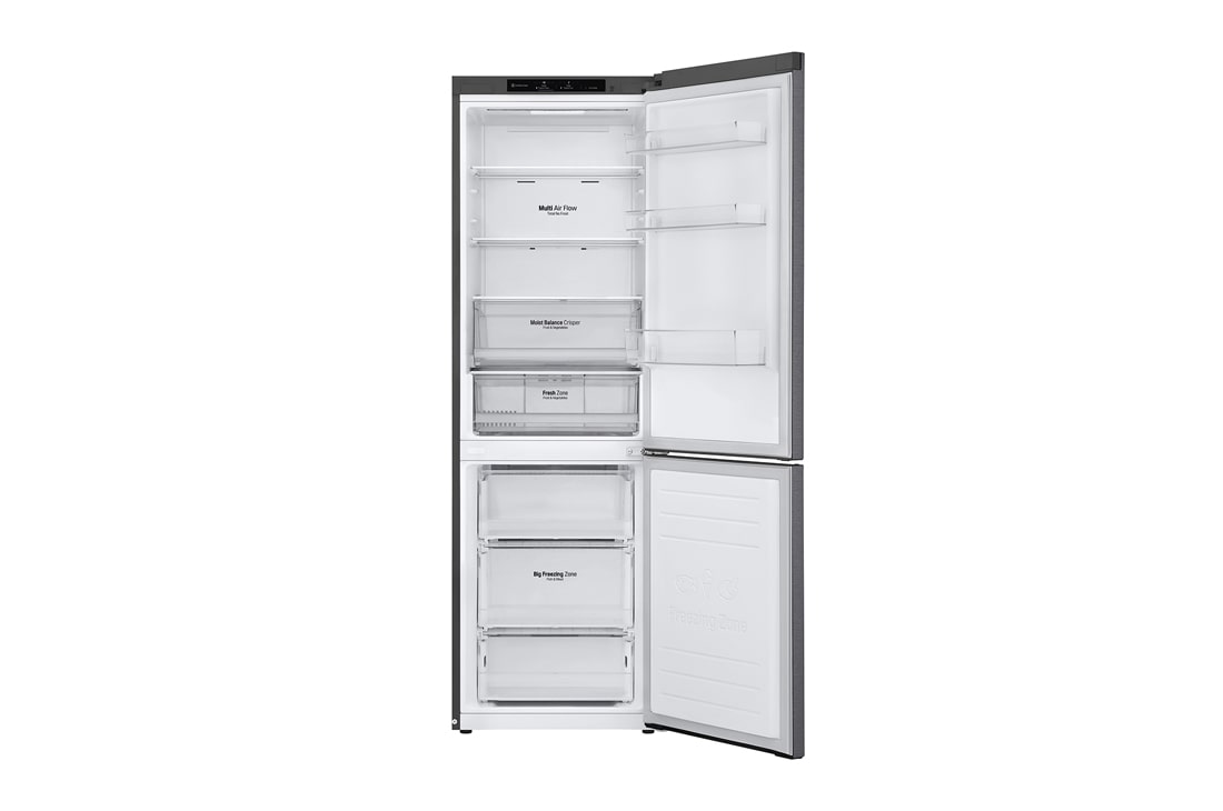 LG GBB6 serijos 341L pilnai bešerkšnis šaldytuvas, aukštis 186cm, Total No Frost, E klasės šaldytuvas, GBB61DSJMN, thumbnail 3