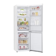 LG Šaldytuvas su šaldikliu apačioje |1.86m | 341L | Baltas | E klasė | DoorCooling | Total No Frost |GBB61SWHMN, E klasės šaldytuvas, GBB61SWHMN, thumbnail 4