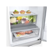 LG Šaldytuvas su šaldikliu apačioje |1.86m | 341L | Baltas | E klasė | DoorCooling | Total No Frost |GBB61SWHMN, E klasės šaldytuvas, GBB61SWHMN, thumbnail 6