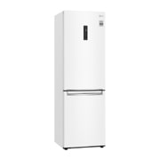 LG Šaldytuvas su šaldikliu apačioje |1.86m | 341L | Baltas | E klasė | DoorCooling | Total No Frost |GBB61SWHMN, Left, GBB61SWHMN, thumbnail 12