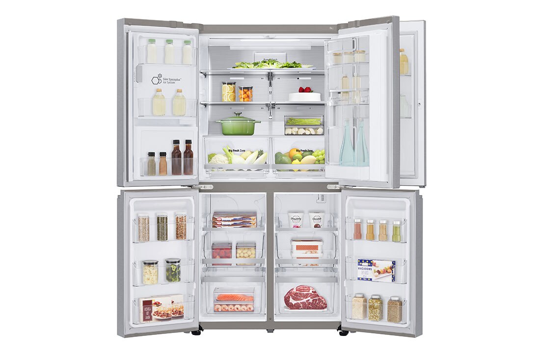 LG daugiaduris šaldytuvas | 635L | aukščio 1.79m | plotis 91.3cm | Pilka| F klasė | WiFi | DoorCooling | Total No Frost | GMJ945NS9F, paslėpto mygtuko vaizdas, GMJ945NS9F, thumbnail 3