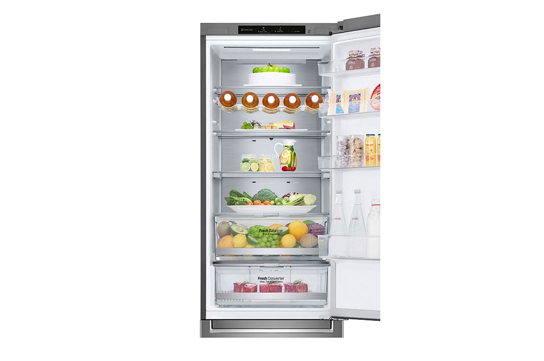 LG Šaldytuvas su šaldikliu apačioje |2.03m | 384L | Pilka | C klasė | DoorCooling | Total No Frost |GBB72SAVCN1, GBB72SAVCN1, thumbnail 11