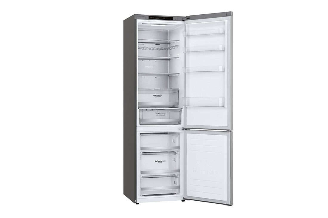 LG Šaldytuvas su šaldikliu apačioje |2.03m | 384L | Pilka | C klasė | DoorCooling | Total No Frost |GBB72SAVCN1, GBB72SAVCN1, thumbnail 14