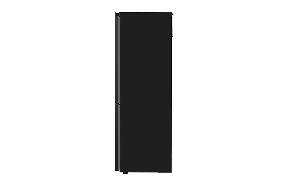 LG Šaldytuvas su šaldikliu&nbsp;apačioje | 1.86m |&nbsp;344L | Juoda |&nbsp;D&nbsp;klasė | DoorCooling | Total No Frost&nbsp;| GBV3100DEP, side view, GBV3100DEP, thumbnail 15