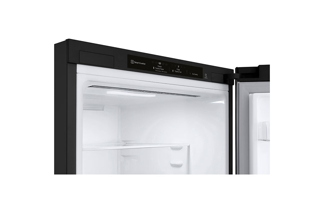 LG Šaldytuvas su šaldikliu&nbsp;apačioje | 1.86m |&nbsp;344L | Juoda |&nbsp;D&nbsp;klasė | DoorCooling | Total No Frost&nbsp;| GBV3100DEP, panel, GBV3100DEP, thumbnail 9