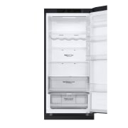 LG Šaldytuvas su šaldikliu&nbsp;apačioje | 1.86m |&nbsp;344L | Juoda |&nbsp;D&nbsp;klasė | DoorCooling | Total No Frost&nbsp;| GBV3100DEP, shelf without food, GBV3100DEP, thumbnail 7