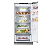 LG Šaldytuvas su šaldikliu apačioje |2.03m |  387L | Pilka | C klasė | DoorCooling | Total No Frost | GBV7280CPY, Drawer with food, GBV7280CPY, thumbnail 5