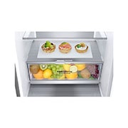 LG Šaldytuvas su šaldikliu apačioje |2.03m |  387L | Pilka | C klasė | DoorCooling | Total No Frost | GBV7280CPY, Drawer with food, GBV7280CPY, thumbnail 8