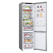 LG Šaldytuvas su šaldikliu apačioje |2.03m |  387L | Pilka | C klasė | DoorCooling | Total No Frost | GBV7280CPY, LeftSideOpen Food, GBV7280CPY, thumbnail 12