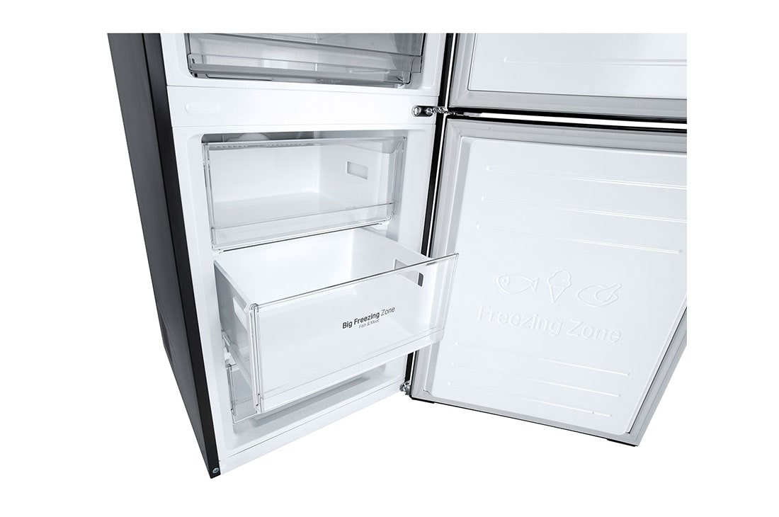 LG GBB6 serijos 341L pilnai bešerkšnis šaldytuvas, aukštis 186cm, Total No Frost, Drawer Detail, GBP62MCNCC1, thumbnail 10