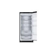 LG šaldytuvas su šaldikliu apačioje | 2.03m | 387L | Juoda | C klasė | DoorCooling+™ | Fresh Converter™,  open door view no fill, GBV5240CEP, thumbnail 10