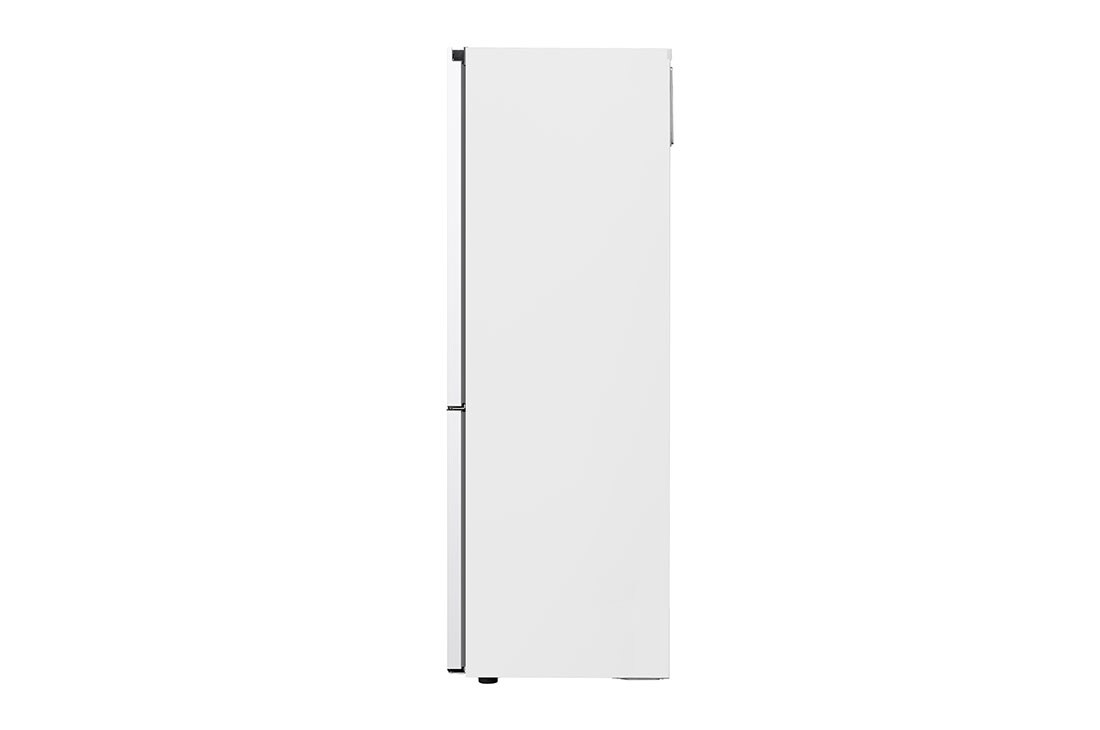 LG Šaldytuvas su šaldikliu&nbsp;apačioje | 1.86m |&nbsp;344L | Baltas |&nbsp;D&nbsp;klasė | DoorCooling | Total No Frost&nbsp;| GBV3100DSW, Side view, GBV3100DSW, thumbnail 15