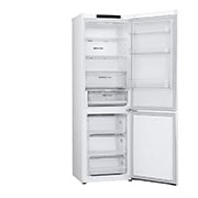 LG Šaldytuvas su šaldikliu&nbsp;apačioje | 1.86m |&nbsp;344L | Baltas |&nbsp;D&nbsp;klasė | DoorCooling | Total No Frost&nbsp;| GBV3100DSW, Left Side Open without Food, GBV3100DSW, thumbnail 12