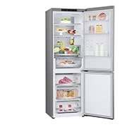 LG šaldytuvas su šaldikliu apačioje | 1.86m | 344L | Sidabras | D klasė | DoorCooling+™ | Fresh Converter™, right side view, GBV7180DPY, thumbnail 12