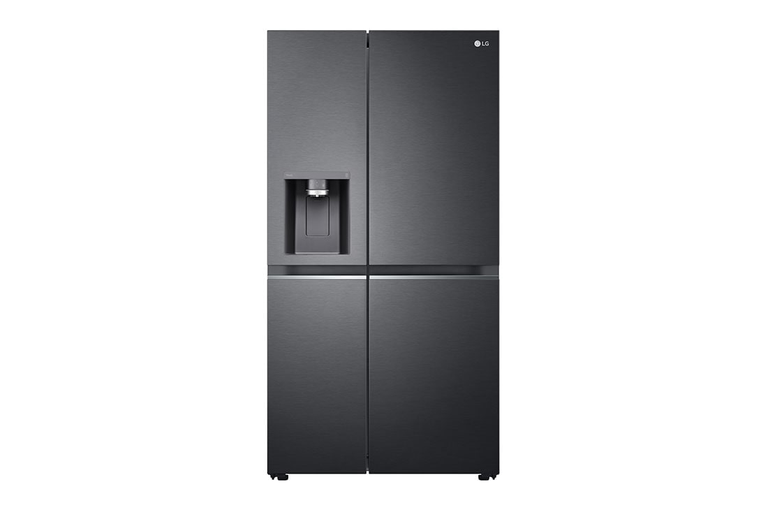 LG Side-by-Side šaldytuvas, 635L, plotis 91,3cm, aukščio 179cm, Total No Frost, vaizdas iÅ¡ priekio, GSLV71MCTE